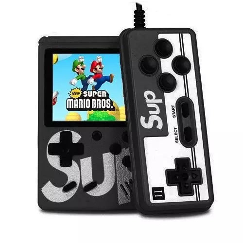 Mini Vídeo Game Portátil Com Controle 400 Jogos Clássico