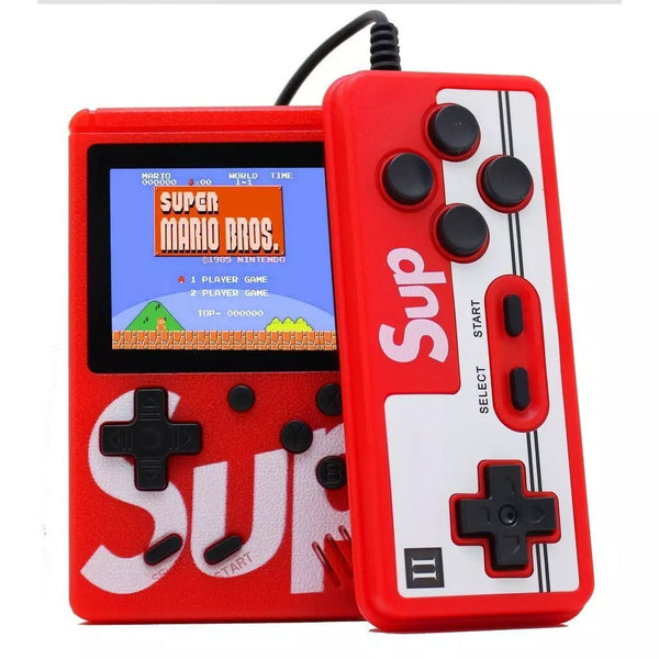 Mini Vídeo Game Portátil Com Controle 400 Jogos Clássico