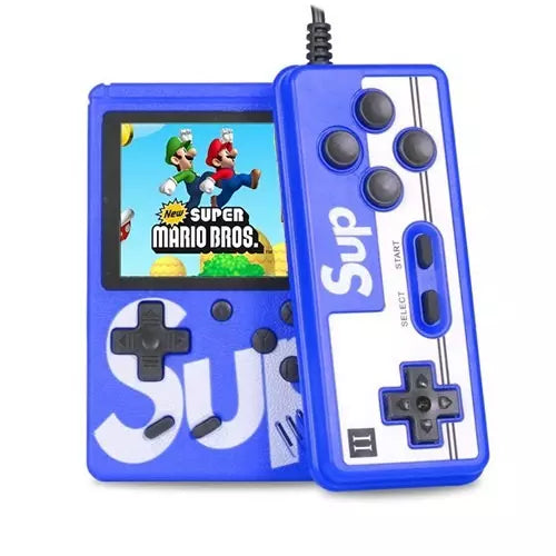 Mini Vídeo Game Portátil Com Controle 400 Jogos Clássico