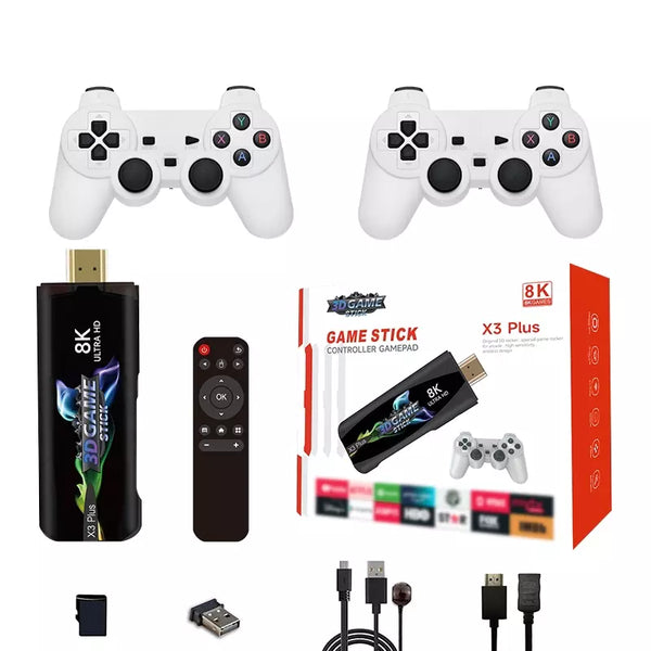 Game Stick Tv Box Android 8K Ultra HD 10.000 Jogos Original