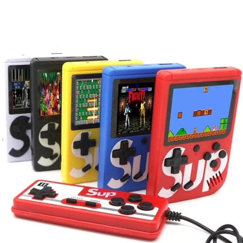 Mini Vídeo Game Portátil Com Controle 400 Jogos Clássico
