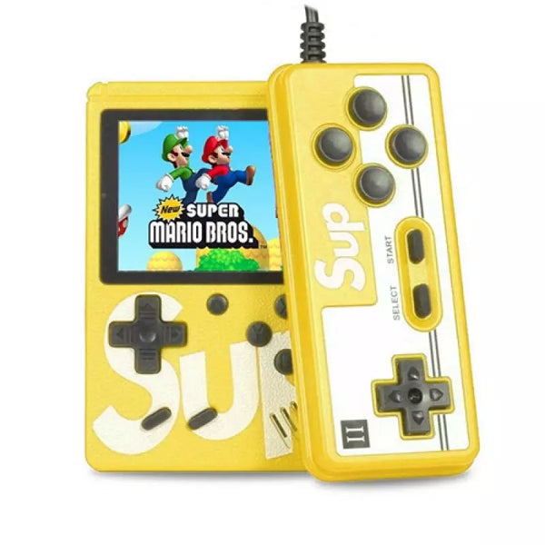 Mini Vídeo Game Portátil Com Controle 400 Jogos Clássico
