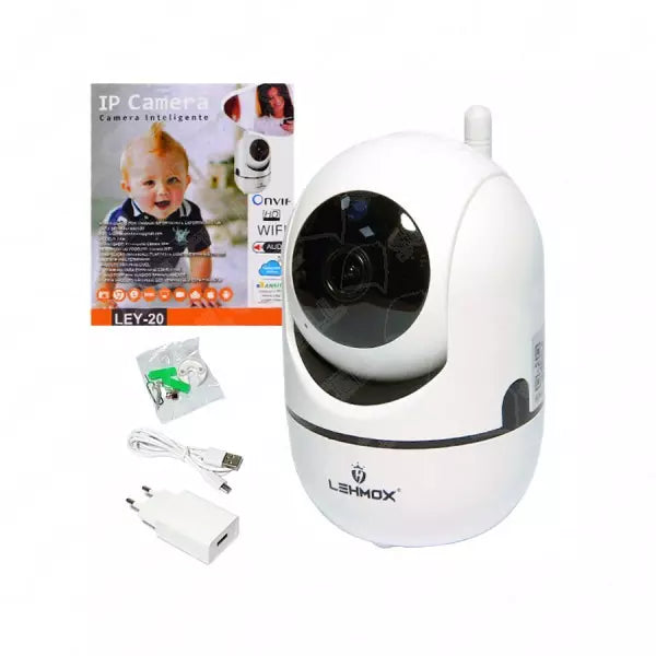 Camera Inteligente Ip Wifi 1080p Giratria 360 Ley-20 Lehmox