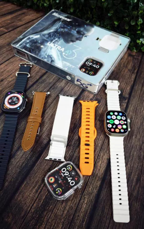 Smartwatch Ultra 3 Ai 5G 2/16GB Amoled Com Chip Android Camera Wifi