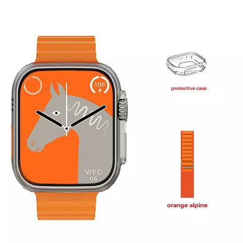 Smartwatch W69 Ultra Mini - 45mm Com Pulseira extra e case protetora